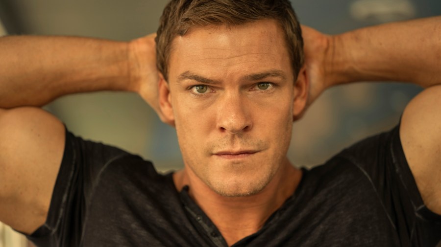 Alan Ritchson Shares a Shirtless Photo From the Set of 'Reacher